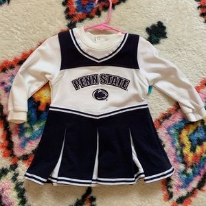 Penn State toddler cheerleader outfit